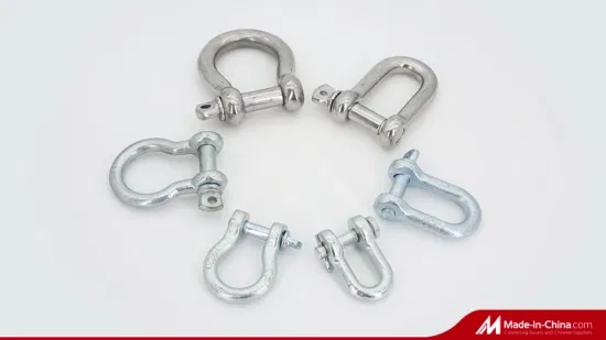 Rigging Hardware Us Type Screw Pin Anchor Shackle Bow Shackle G209 Shackle